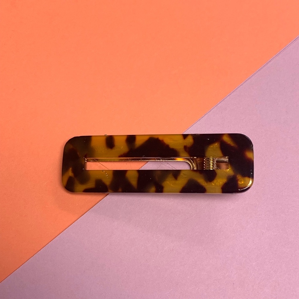 Leopard Korean acrylic Hair Clip